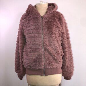 Love Tree Pink Fuzzy Jacket